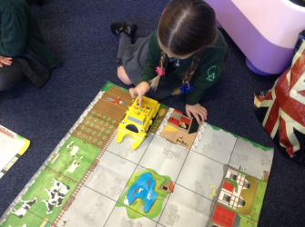 Using a floor robot 