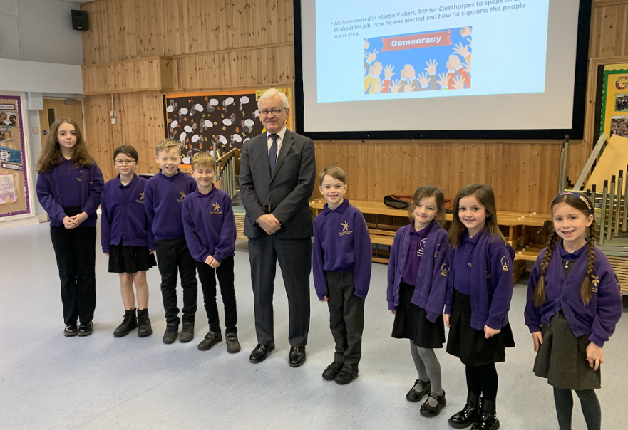 Visit from Martin Vickers