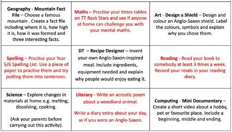Autumn Homework